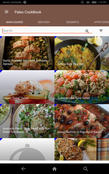 Paleo Diet CookBook & Recipes - عکس برنامه موبایلی اندروید