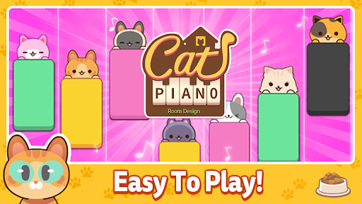 Piano Cat Tiles - Room Design - عکس بازی موبایلی اندروید