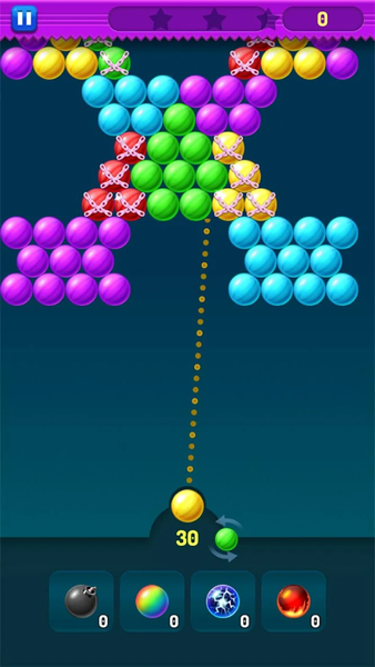 Candy Shooter Light - Gameplay image of android game