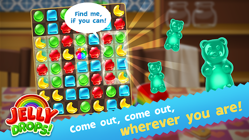 Jelly Drops - Puzzle Game - Gameplay image of android game