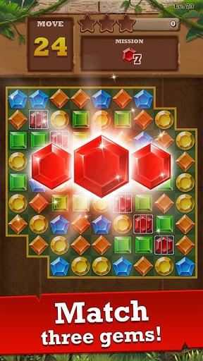 Jungle Gem Blast: Wild Jewels - عکس بازی موبایلی اندروید