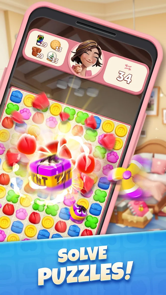 Zoey's Journey: Match & Design - عکس بازی موبایلی اندروید