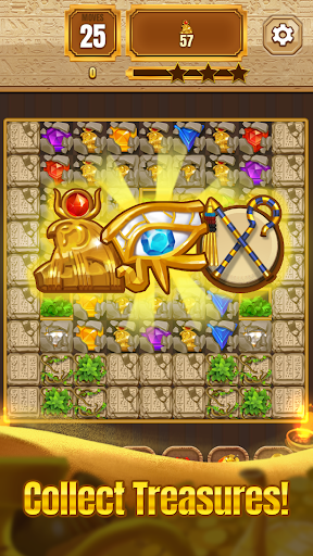 Pharaoh's Gem Blast : Gem & Jewel Quest Game - Gameplay image of android game