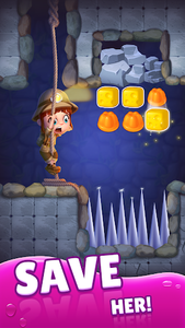 Match 3 Games - Sweet Crunch - Gameplay image of android game