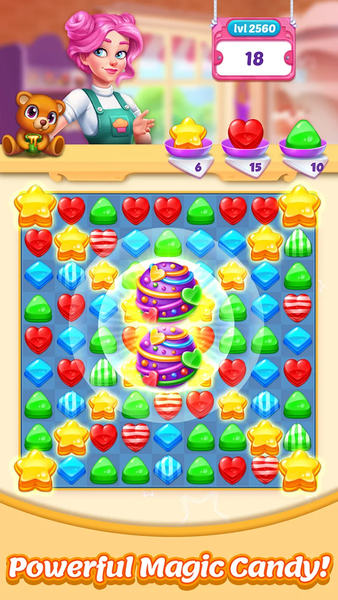 Bonbons Crush Legend - Match 3 - Image screenshot of android app