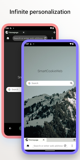 SmartCookieWeb Privacy Browser - عکس برنامه موبایلی اندروید