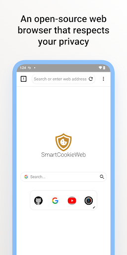 SmartCookieWeb Privacy Browser - عکس برنامه موبایلی اندروید