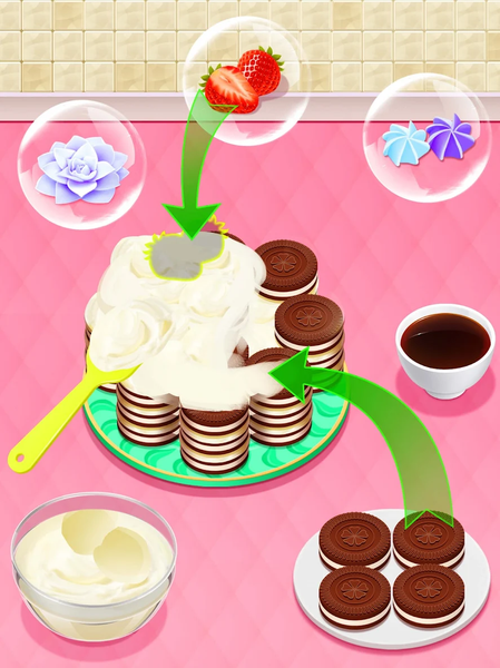 Chocolate Sandwich Cookies Mak - Gameplay image of android game