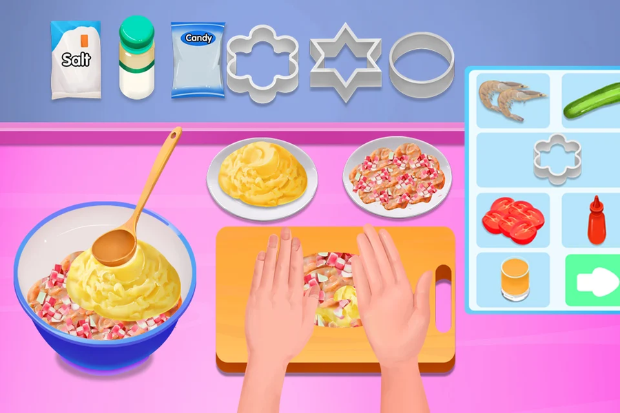 Cooking Delicious Croquette - Gameplay image of android game
