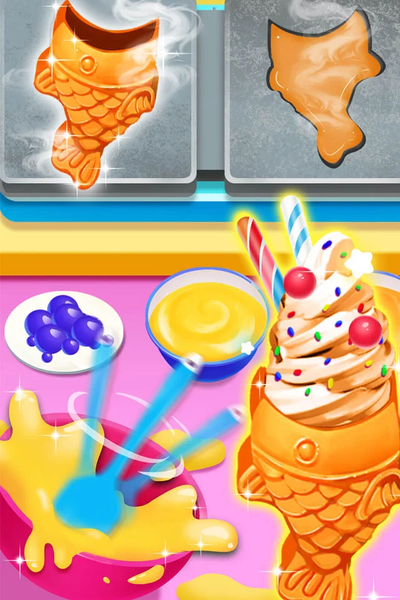 Taiyaki Make Shop - Cooking Ga - عکس بازی موبایلی اندروید