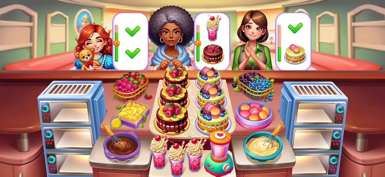 Cooking Chaos - Cooking Games - Gameplay image of android game
