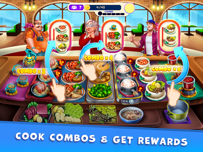 Cooking Charm Restaurant Games - Gameplay image of android game
