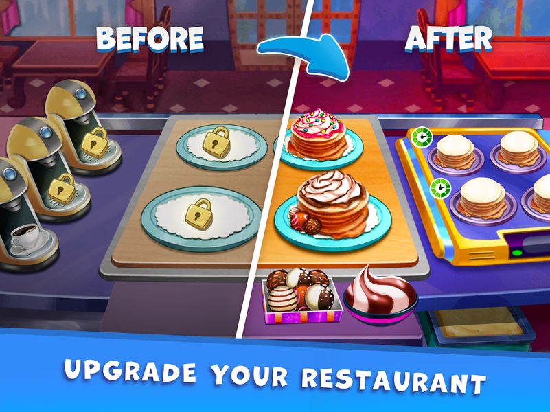 Cooking Charm Restaurant Games - Gameplay image of android game