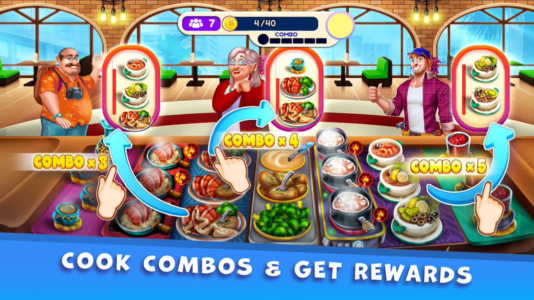 Cooking Charm Restaurant Games - Gameplay image of android game
