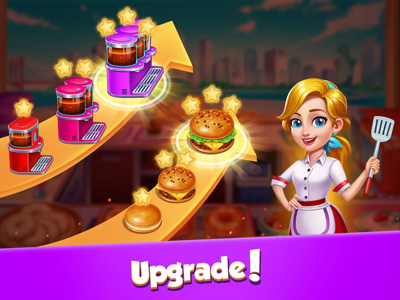 Cooking Town : Kitchen Games - Gameplay image of android game