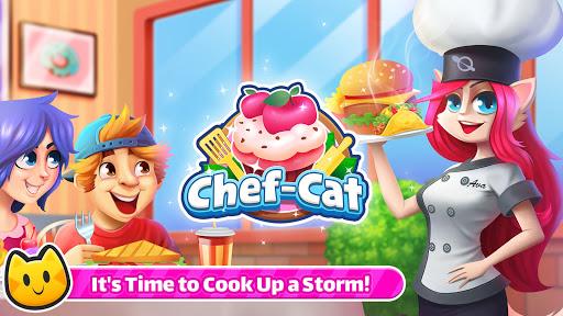 Chef Cat Ava™ Cooking Mania - Gameplay image of android game