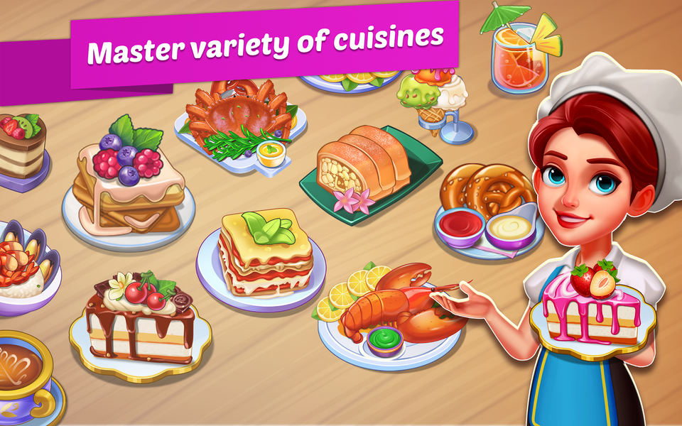 Happy Cooking: Restaurant Game - عکس بازی موبایلی اندروید