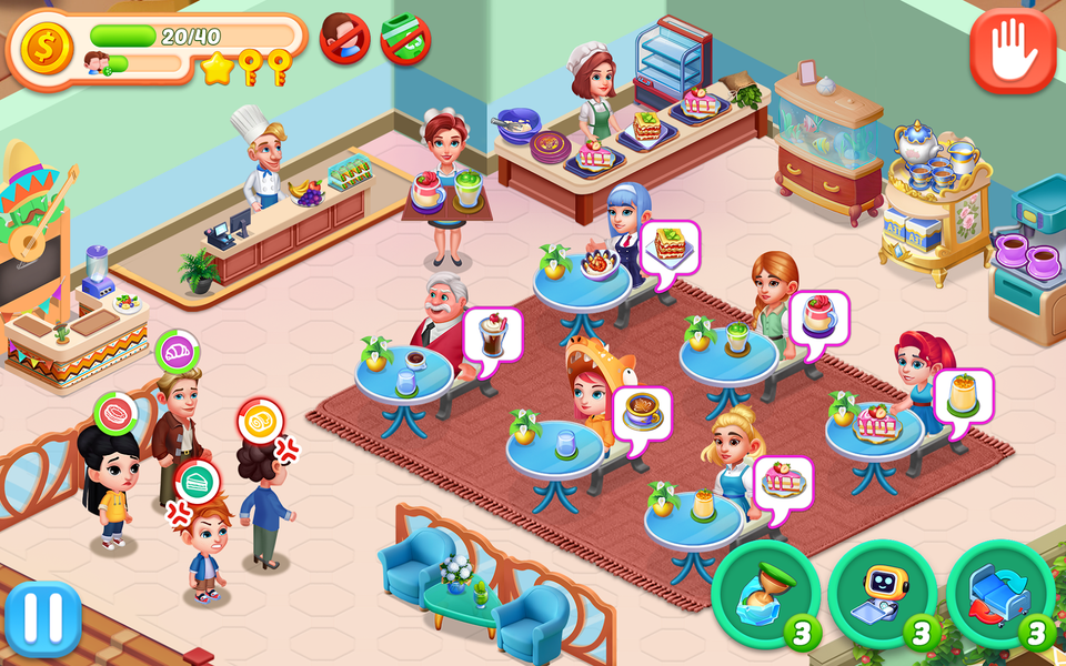 Happy Cooking: Restaurant Game - عکس بازی موبایلی اندروید