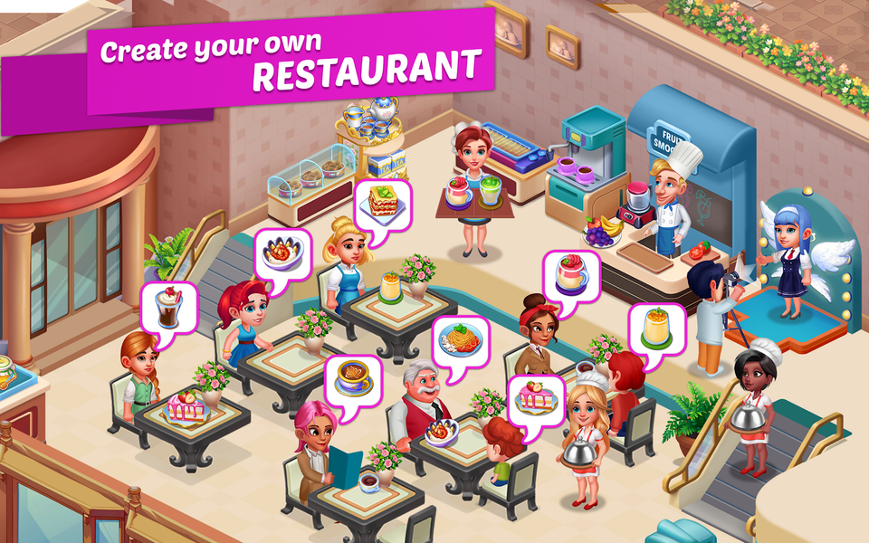 Happy Cooking: Restaurant Game - عکس بازی موبایلی اندروید