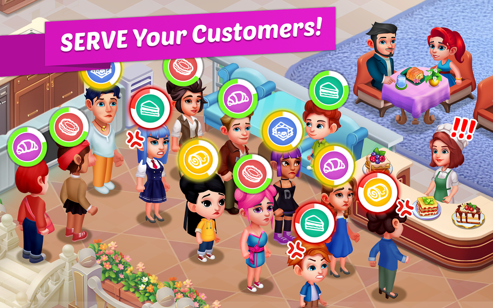 Happy Cooking: Restaurant Game - عکس بازی موبایلی اندروید