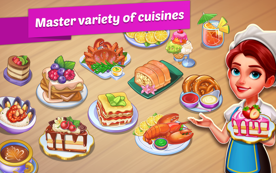 Happy Cooking: Restaurant Game - عکس بازی موبایلی اندروید