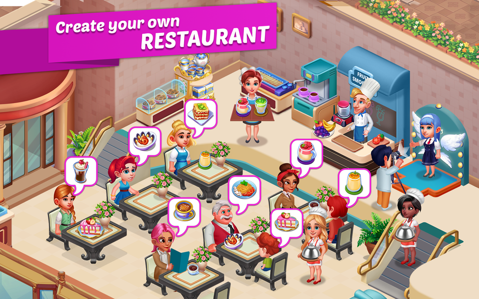 Happy Cooking: Restaurant Game - عکس بازی موبایلی اندروید