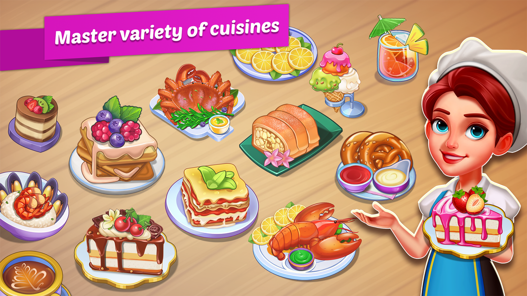 Happy Cooking: Restaurant Game - عکس بازی موبایلی اندروید