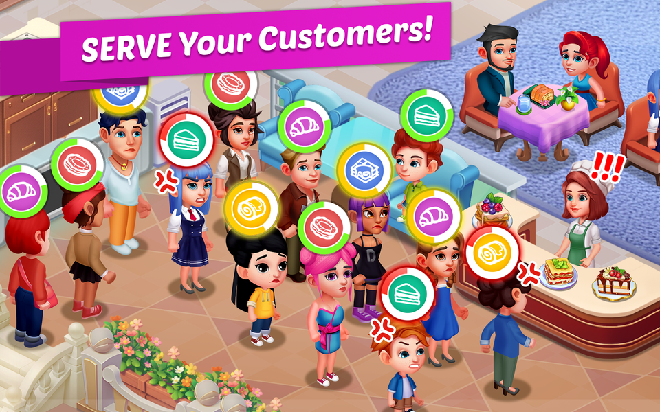 Happy Cooking: Restaurant Game - عکس بازی موبایلی اندروید