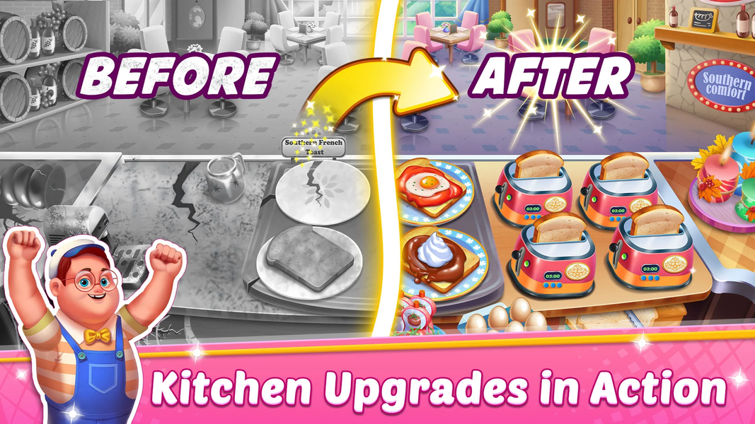 Kitchen Madness: Cooking Games - Gameplay image of android game