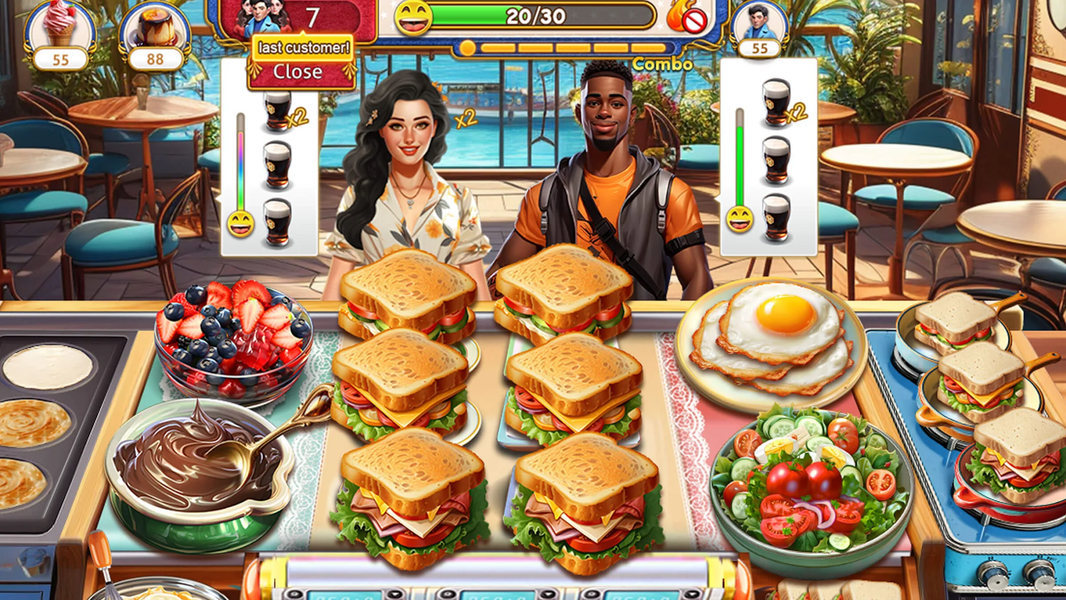 Cooking Trip: Taste America - Gameplay image of android game
