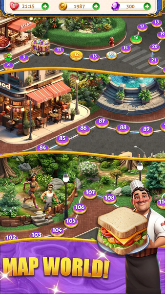 Cooking Trip: Taste America - Gameplay image of android game