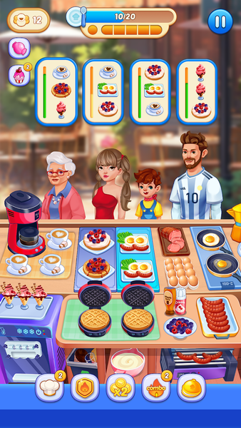 Cooking Star: Restaurant Fever - Gameplay image of android game