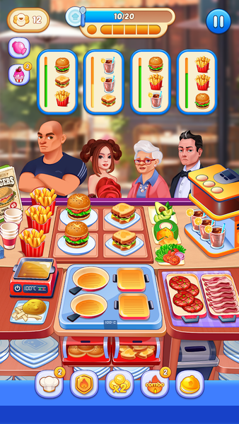 Cooking Star: Restaurant Fever - Gameplay image of android game