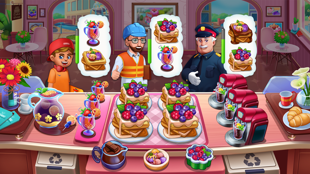 Cooking Games : Kitchen Town - Gameplay image of android game