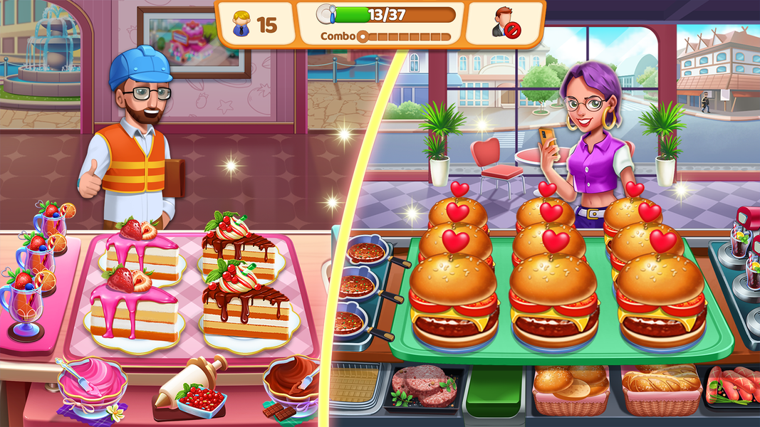 Cooking Games : Cooking Town - Gameplay image of android game