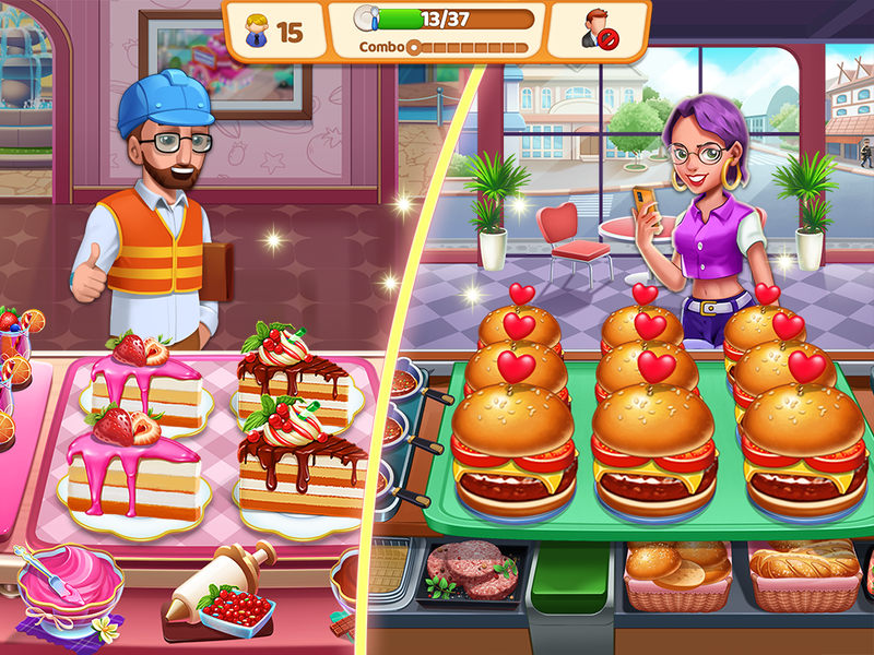 Cooking Games : Kitchen Town - Gameplay image of android game