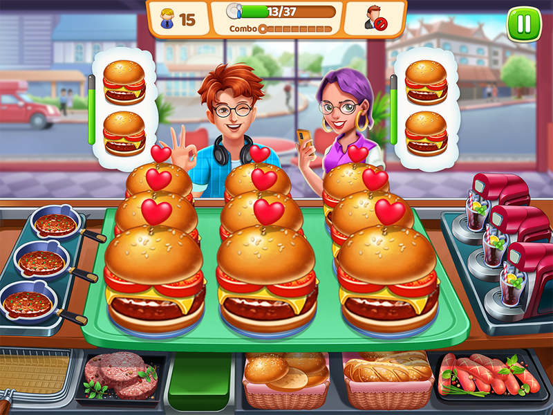 Cooking Games : Kitchen Town - Gameplay image of android game