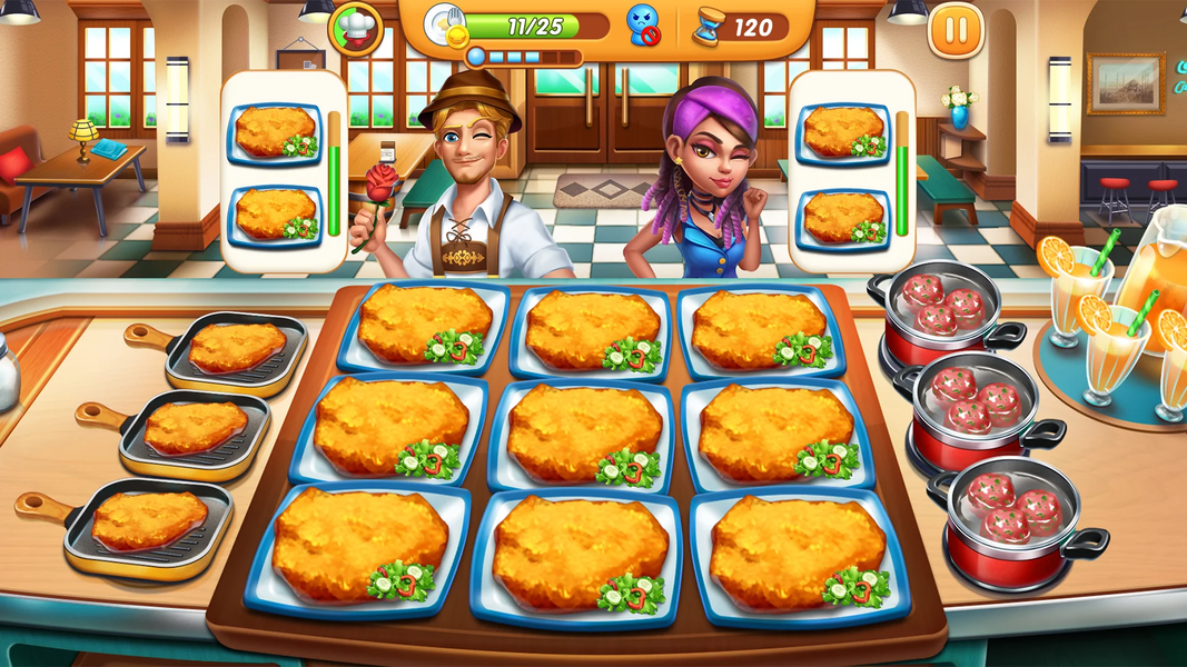 Cooking City: craze chef' s cooking games - Gameplay image of android game