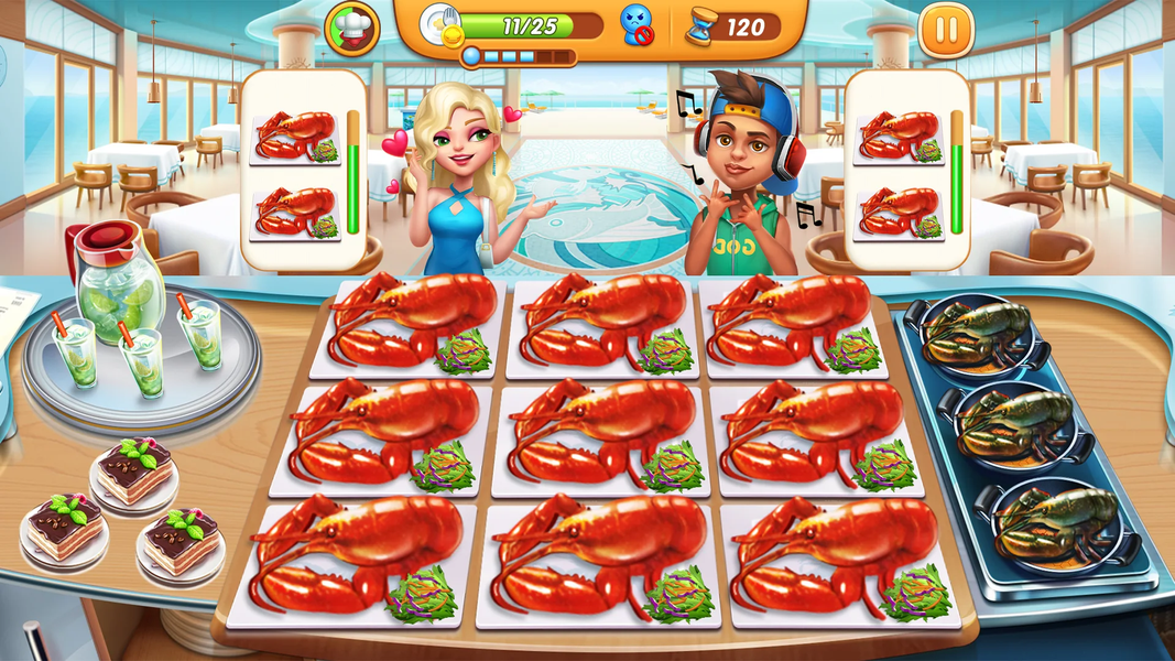 Cooking City: craze chef' s cooking games - Gameplay image of android game