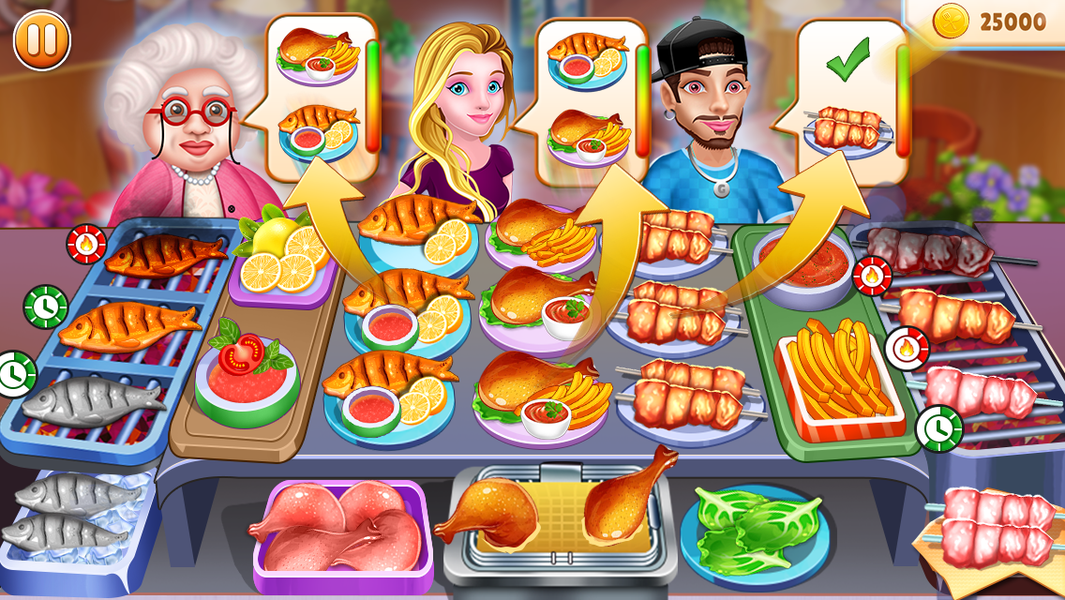 Food Serve - Cooking Games - Gameplay image of android game