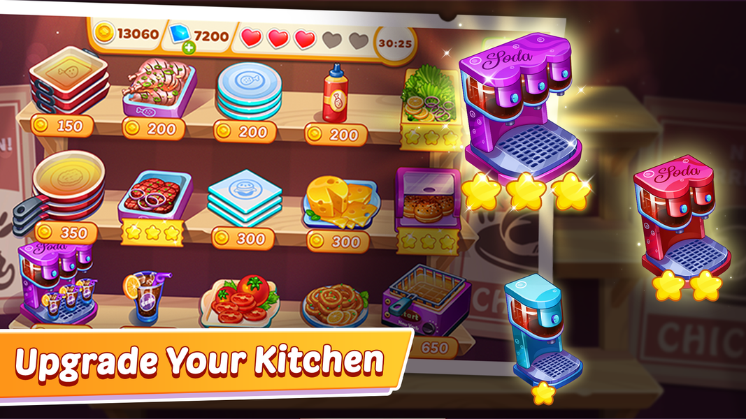 Cooking Rush - Restaurant Game - عکس بازی موبایلی اندروید