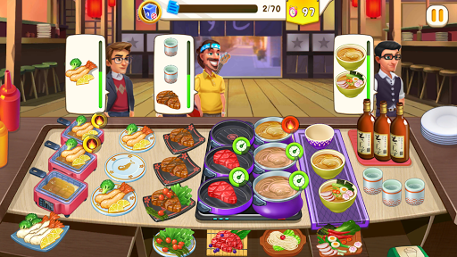 Cooking Rush - Chef game - Gameplay image of android game