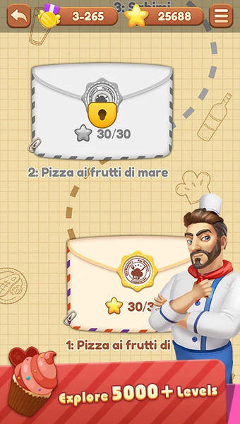 Cooking Tile - Gameplay image of android game