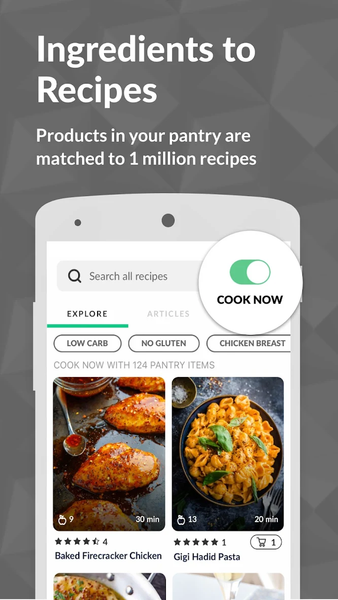 Cooklist: Pantry & Cooking App - Image screenshot of android app