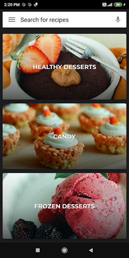 Dessert Recipes - Image screenshot of android app