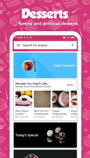 Dessert Recipes - عکس برنامه موبایلی اندروید