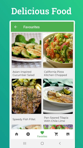 Diabetic Recipes: Healthy Food - Image screenshot of android app