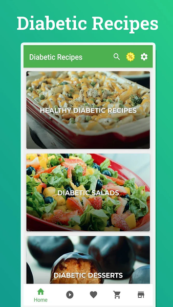 Diabetic Recipes: Healthy Food - Image screenshot of android app