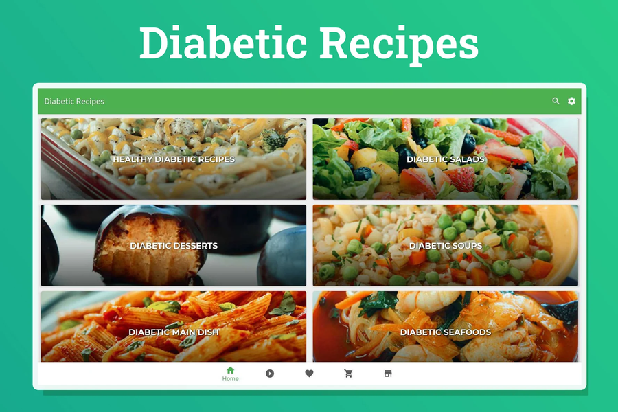 Diabetic Recipes: Healthy Food - Image screenshot of android app