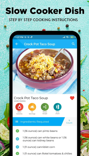 Crock Pot: Slow Cooker Recipes - عکس برنامه موبایلی اندروید